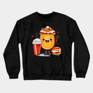 kawaii  junk food T-Shirt cute  funny Crewneck Sweatshirt